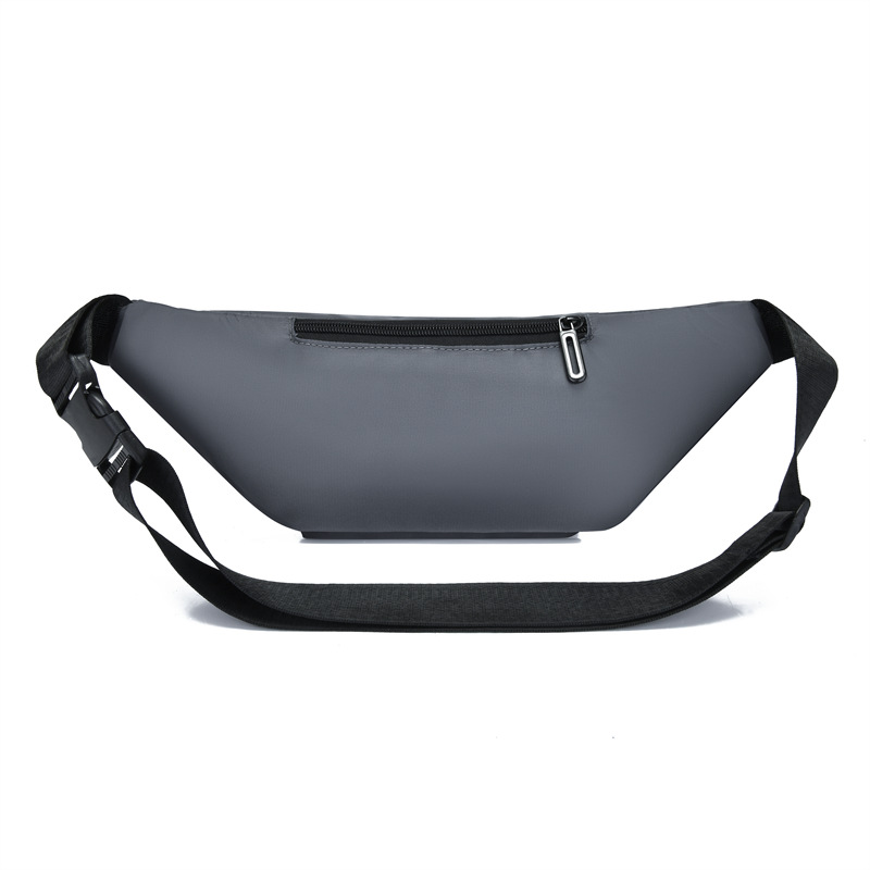 New men's camouflage casual and simple waist bag, men's outdoor sports trendy crossbody bag, nylon fabric cash register coin purse Item Picture