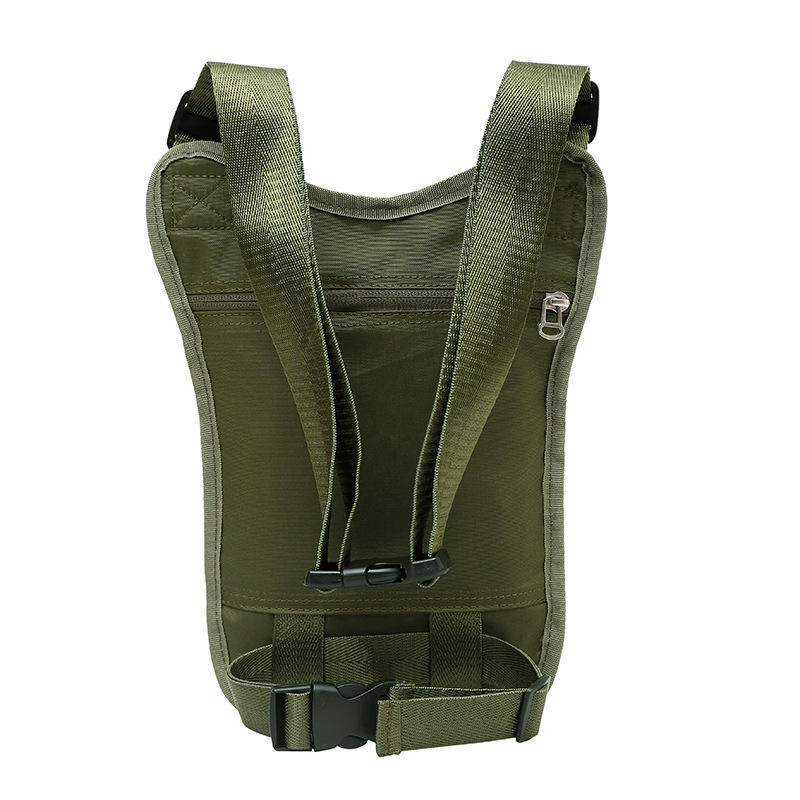 New outdoor hiking and cycling leg bag, multi-functional men's and women's sports waist bag, waterproof single-shoulder crossbody bag and fashionable chest bag details Picture