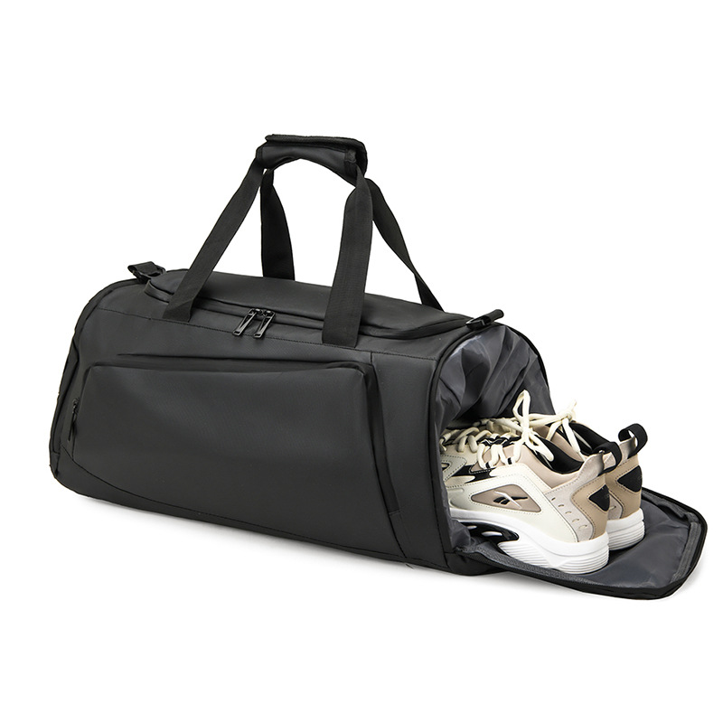 High-end travel bag for men, large-capacity waterproof dry and wet separation, independent shoe compartment, backpack, crossbody travel bag Specification drawing