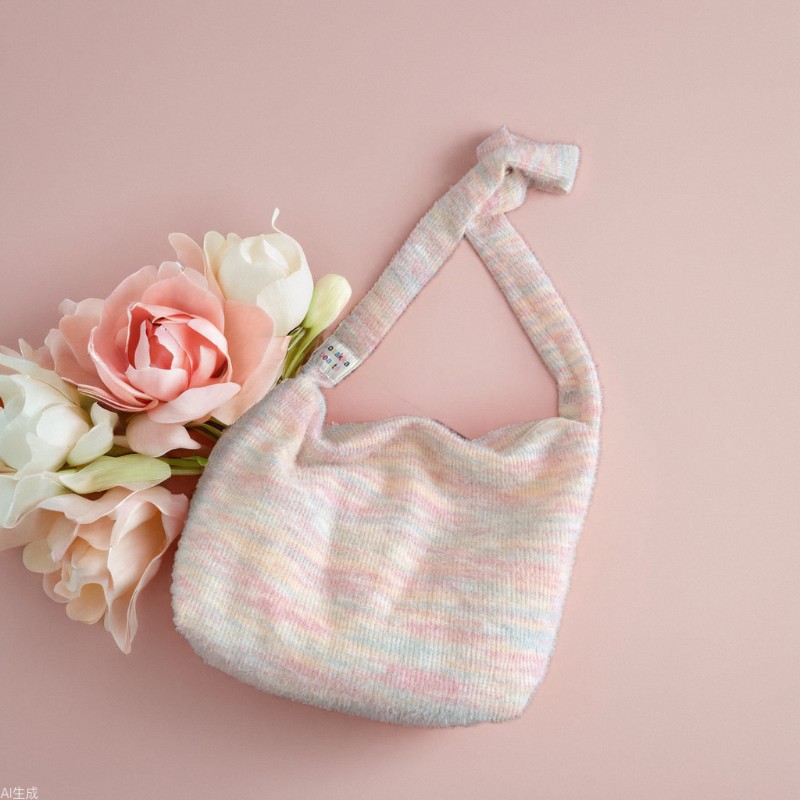 310272 ins Cute Rainbow plush Bag, Women's Autumn and Winter New large-capacity single-shoulder bag, commuter bag, crossbody bag full figure