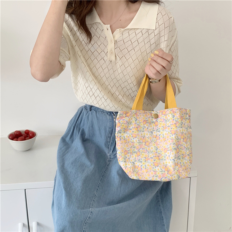 0561 Artistic New Style, fresh and elegant Fairy hand-held mini bento Bag, Casual Ladies' small hand handbag Supply details Picture