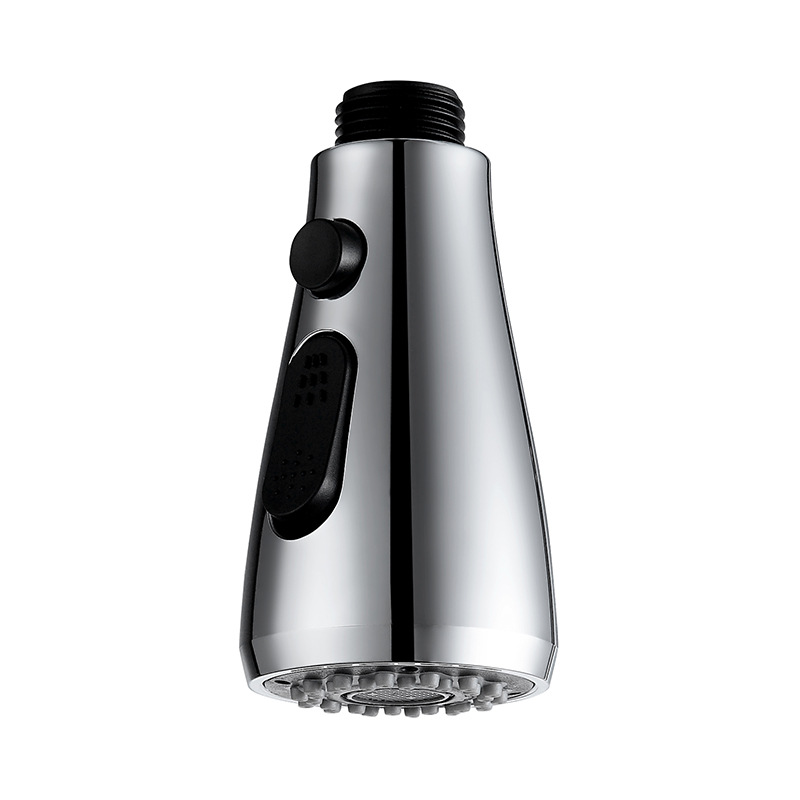 Cross-border faucet shower head, kitchen sink, pull-out faucet, anti-splash small showerhead, factory wholesale pull-out head details Picture