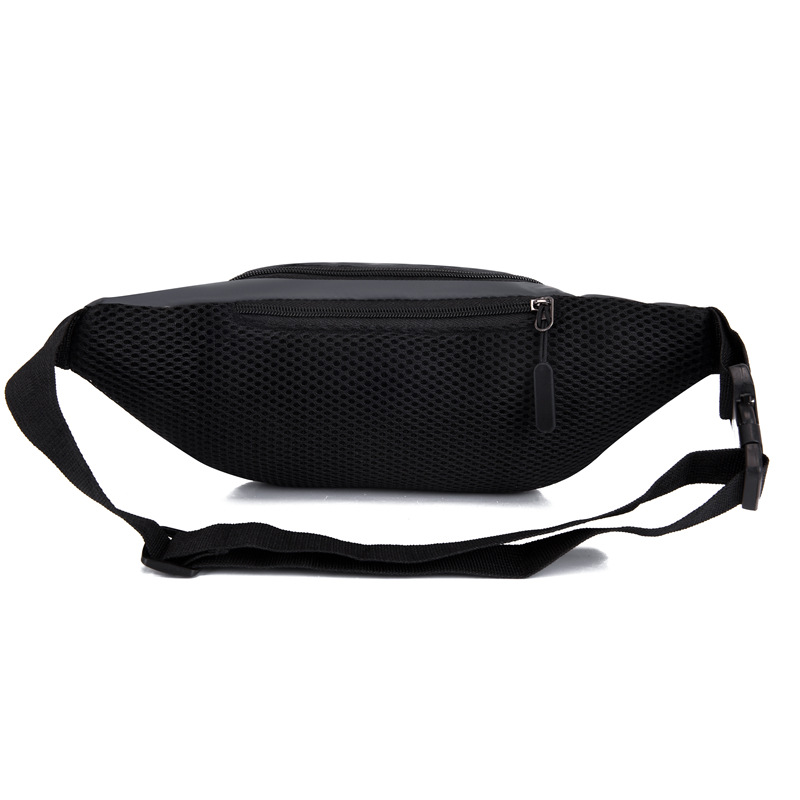 Manufacturer's cross-border men's waist bag with waterproof film, large capacity, multi-functional crossbody, business mobile phone coin purse Item Picture