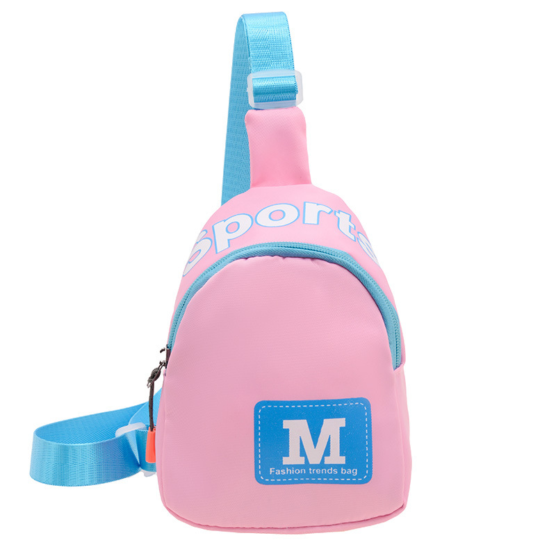 Children's bags, boys' and girls' crossbody cool dinosaur chest bags, Korean-style small cross bags, cute baby backpacks for outdoor outings Item Picture