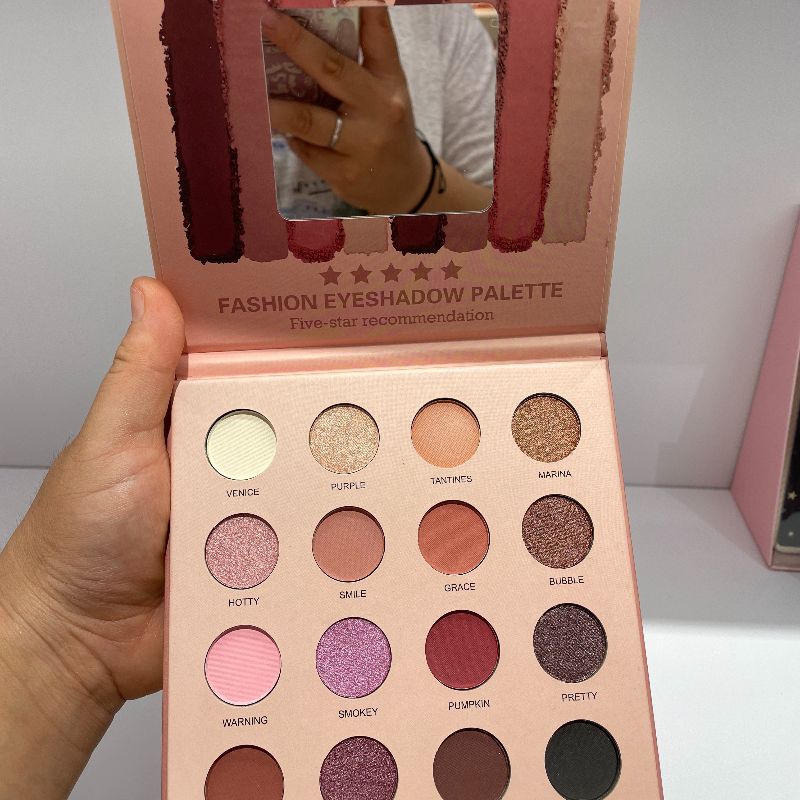 16 colors eyeshadow Cardboard eyeshadow Book eyeshadow Application Scenario