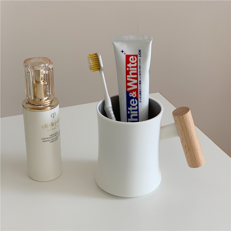 ins mouthwash cup, high-end brushing cup, portable travel toiletry cup, student dormitory household couple toothbrush cup Specification drawing