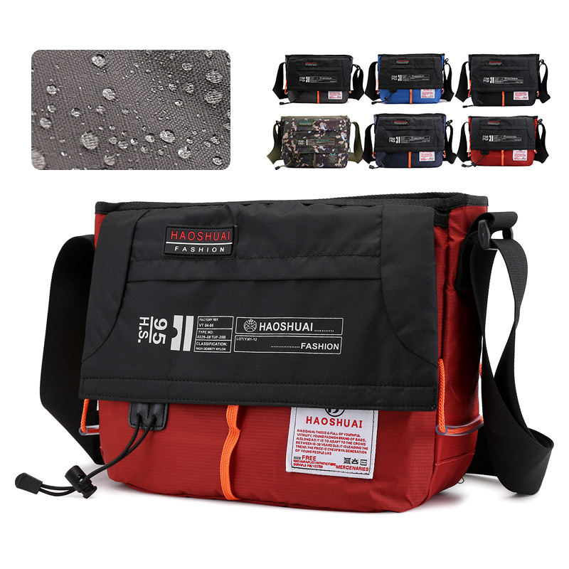The manufacturer's new unisex casual single-shoulder bag, trendy and versatile outdoor bag, men's sports crossbody bag and briefcase details Picture