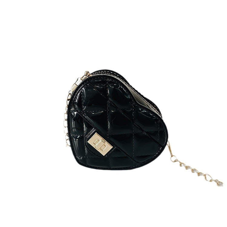 2025 New Children's Love Bag, fashionable small bag, single-shoulder crossbody chain girls' bag mini, fashionable and cute coin purse Item Picture