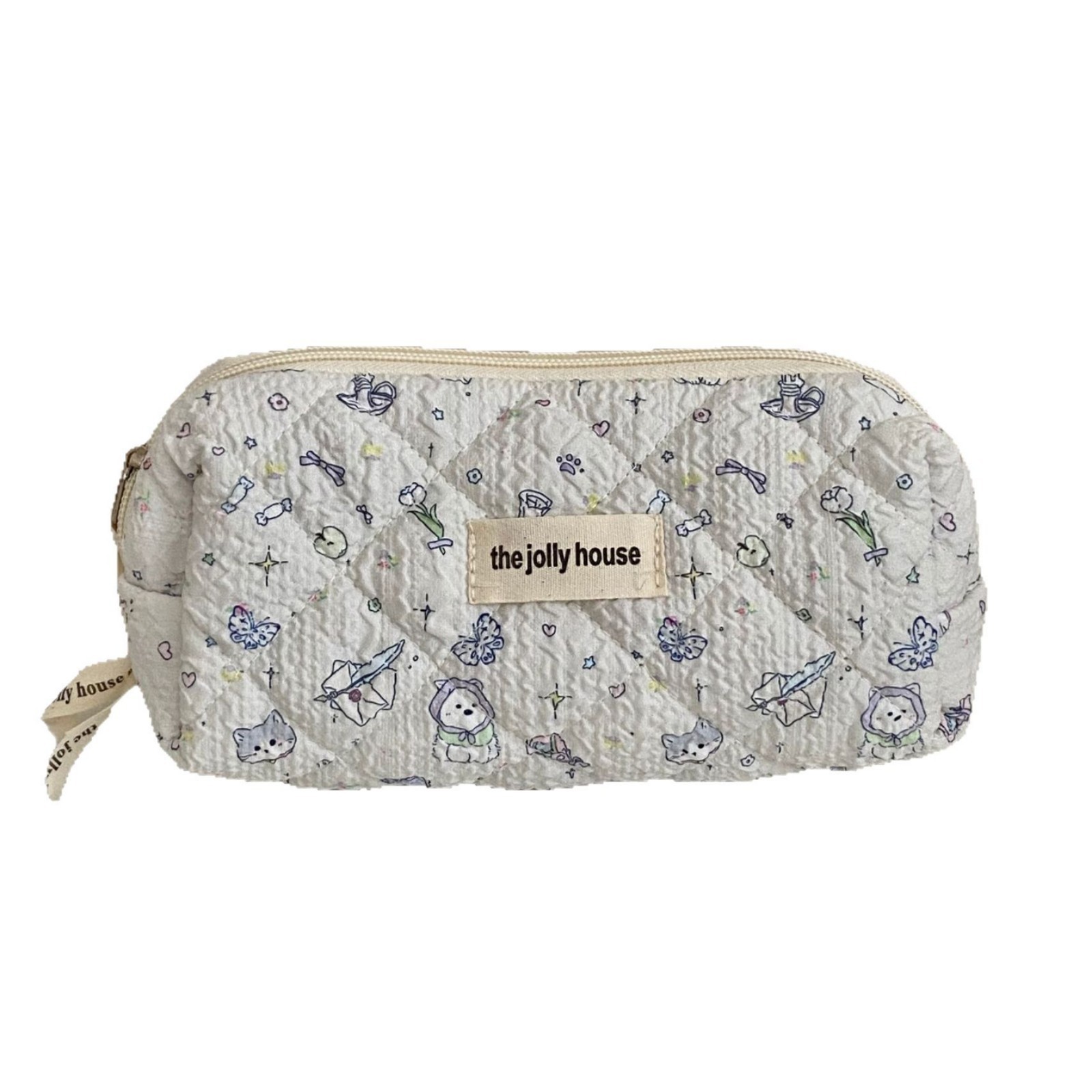 High-appearancy-level bubble foam makeup bag for women, ins portable large-capacity travel cosmetics hand-held toiletry bag Item Picture