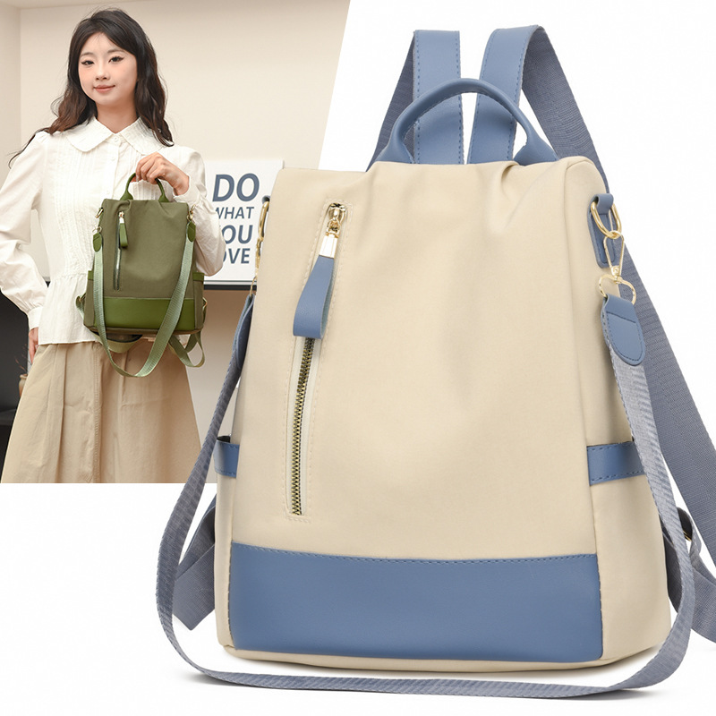 Cross-border anti-theft backpack for women, a new Korean-style high-end large-capacity backpack travel crossbody bag details Picture