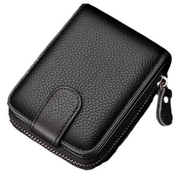 A multi-functional large-capacity anti-theft card case for men's driver's license, a demagnetized vehicle registration certificate and a wallet in one Item Picture