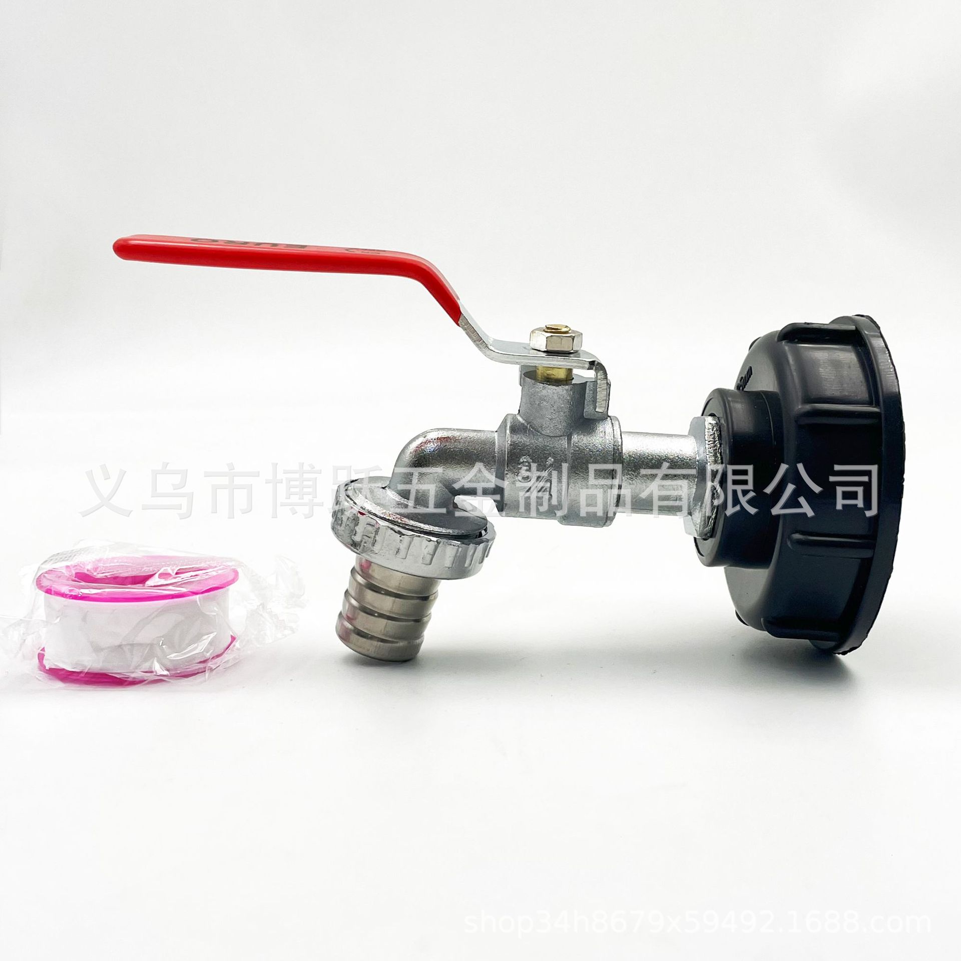 Zinc alloy faucet IBC ton bucket accessory set 1/2 3/4 garden faucet S60 ton bucket adapter full figure