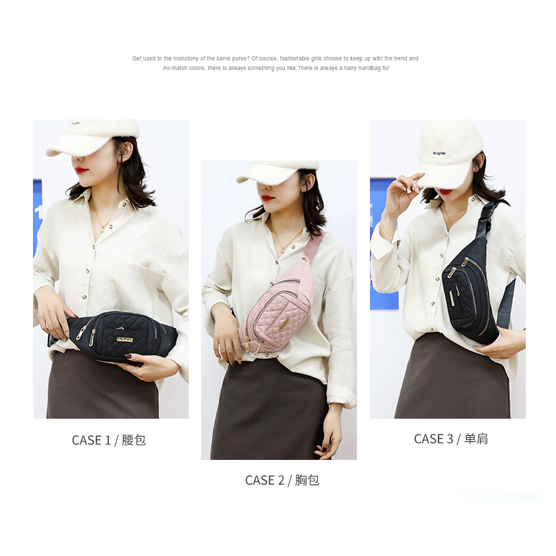 New women's fashionable and trendy waist bag, small change cash register, large-capacity multi-functional waist bag, versatile chest bag wholesale Application Scenario
