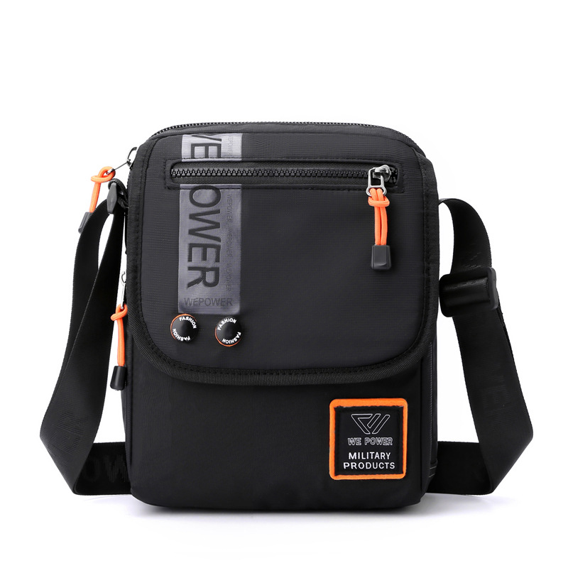 New cross-border men's crossbody bag, casual men's single-shoulder backpack, fashionable and trendy messenger bag, outdoor sports bag Item Picture