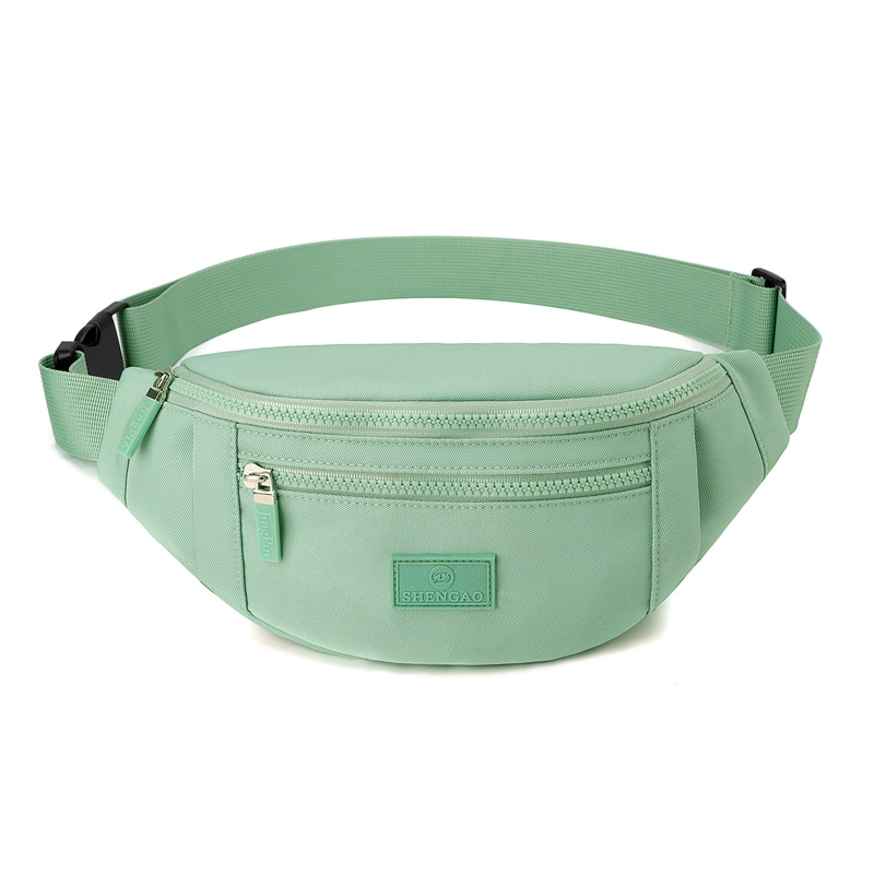Cross-border style versatile waist bag for ladies, Korean-style casual Oxford fabric single-shoulder bag, multi-layered loose change mobile phone crossbody bag Item Picture