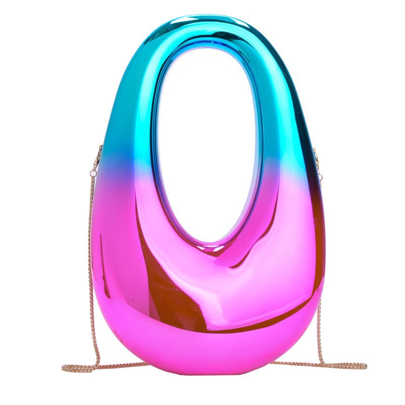 European and American cross-border acrylic bags, oval boxes, shell wine bottles, baguette bags, banquet mobile phone bags, hand-held crossbody small bags Item Picture