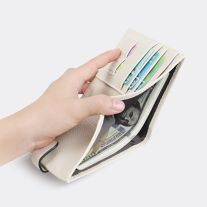 New pu passport bag for foreign trade, suitable for both men and women, ultra-thin RFID multi-functional wallet, air ticket holder, passport and document bag Item Picture