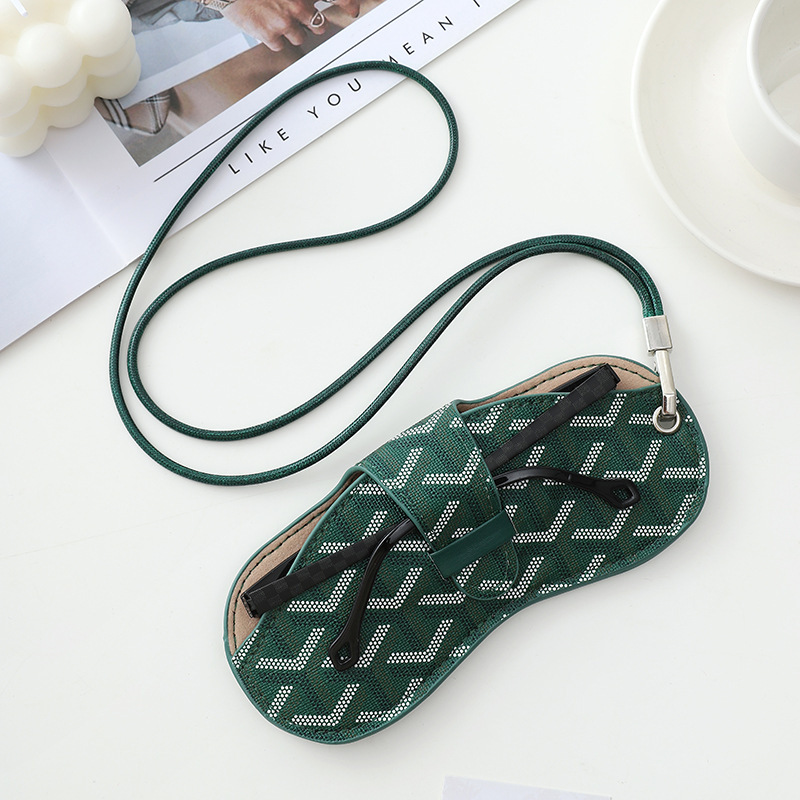 New best-selling fashionable and trendy eyewear bags, portable storage boxes, sunglasses bags, and simple protective cases for sunglasses Specification drawing