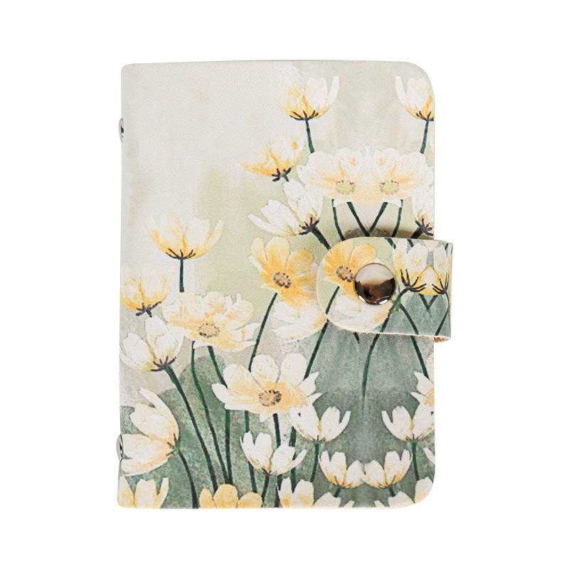 Factory direct sales anti-demagnetization Good Luck Lotus Card case, double-sided card insertion, bank card, ID card, certificate case, neutral card case Item Picture