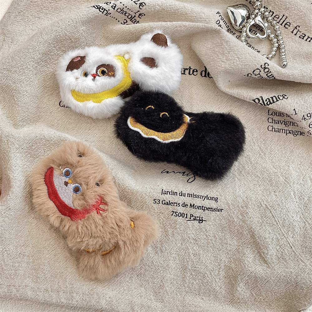 L52171 Cute plush brooch, bag accessories, pin, canvas bag, diy decorative clothes, embellishing accessories full figure