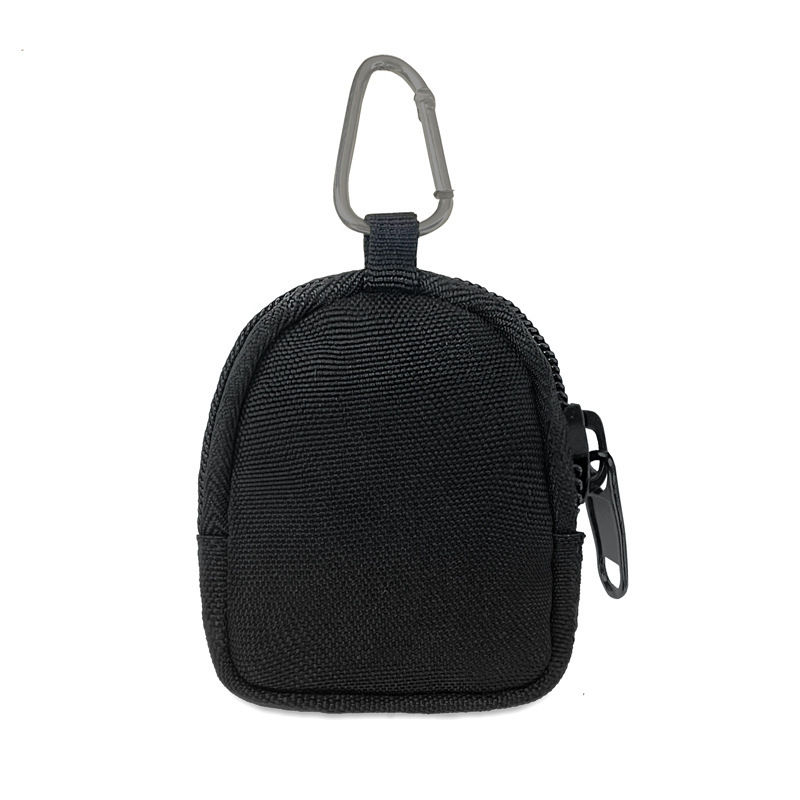 New tactical waist bag, mini portable key case, round wear-resistant small wallet, outdoor Oxford cloth small storage bag details Picture