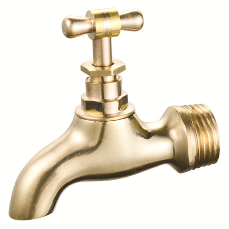 All-brass slow-boiling faucet for household and outdoor use, 4-point old-fashioned clear electroplated anti-freezing, 6-point quick-boiling faucet Item Picture