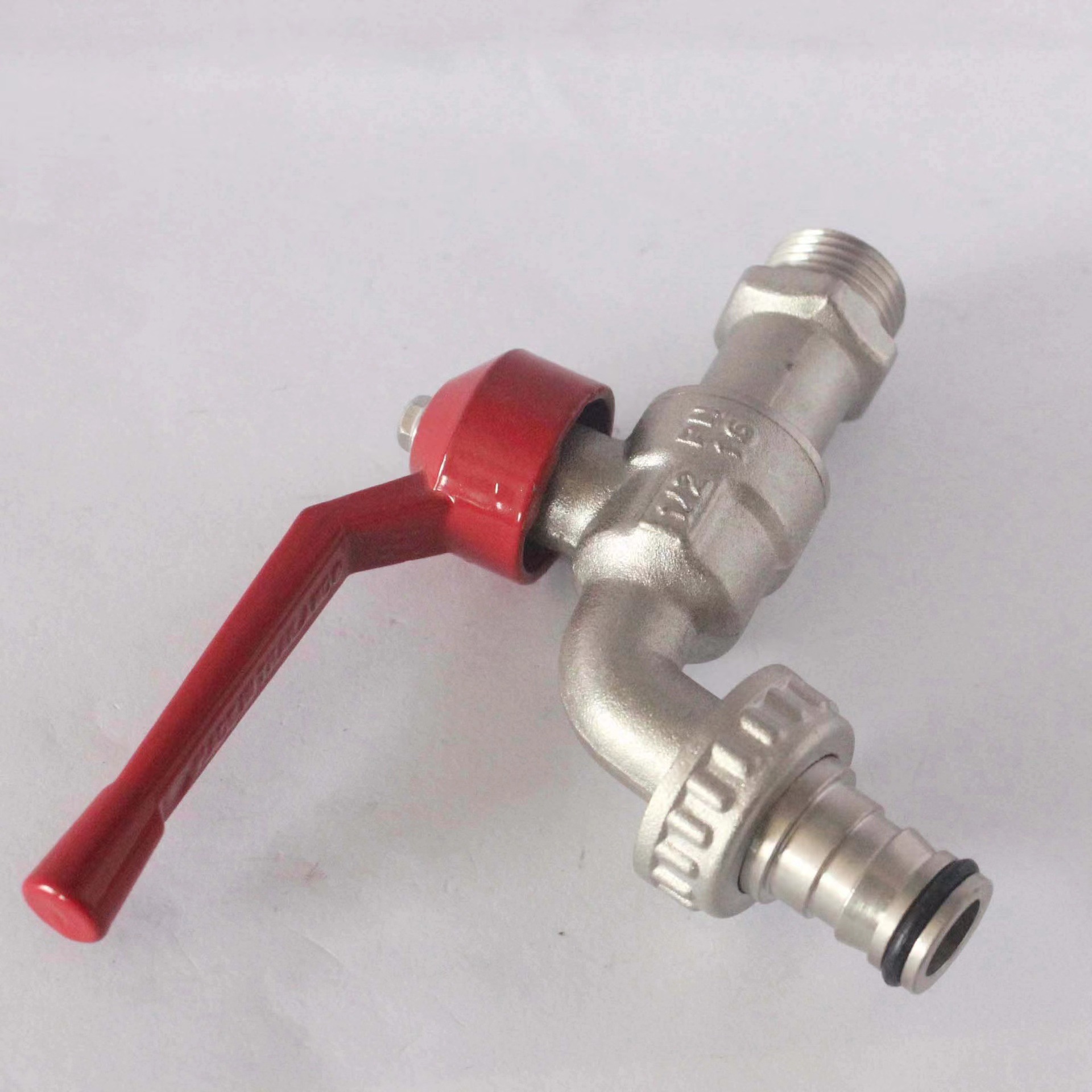 Hot-selling zinc alloy faucets for foreign trade, washing machine water outlets, garden outdoor faucets, mop sinks, four-inch faucets Specification drawing