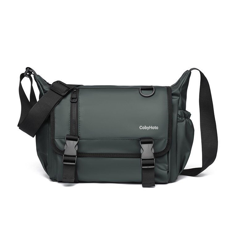 2025 New Japanese-style simple and functional single-shoulder bag, casual men's crossbody bag, fashionable and versatile, large-capacity messenger bag Item Picture