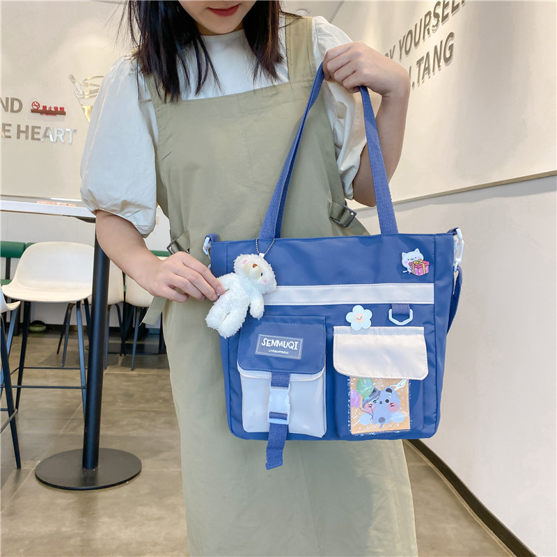 Cute schoolbag for girls, high school students, junior high school students, primary school students, grades three to six, large-capacity backpack, versatile backpack Specification drawing