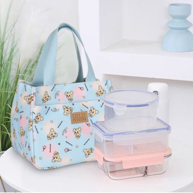 New Korean-style waterproof multi-layer large-capacity work handbag for women, hand-held lunch box bag, snack bag and mommy bag Application Scenario