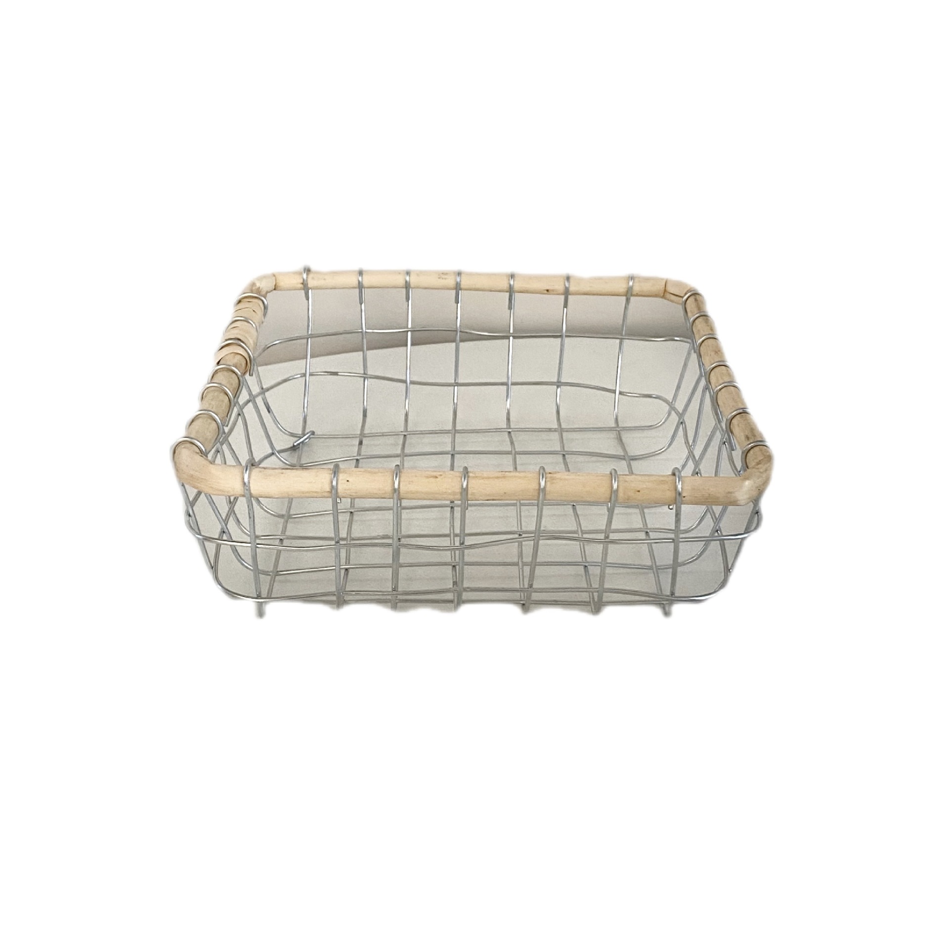 ins Nordic ironwork storage basket, wall-mounted storage basket, hanging woven iron basket, storage basket, desktop miscellaneous storage Item Picture