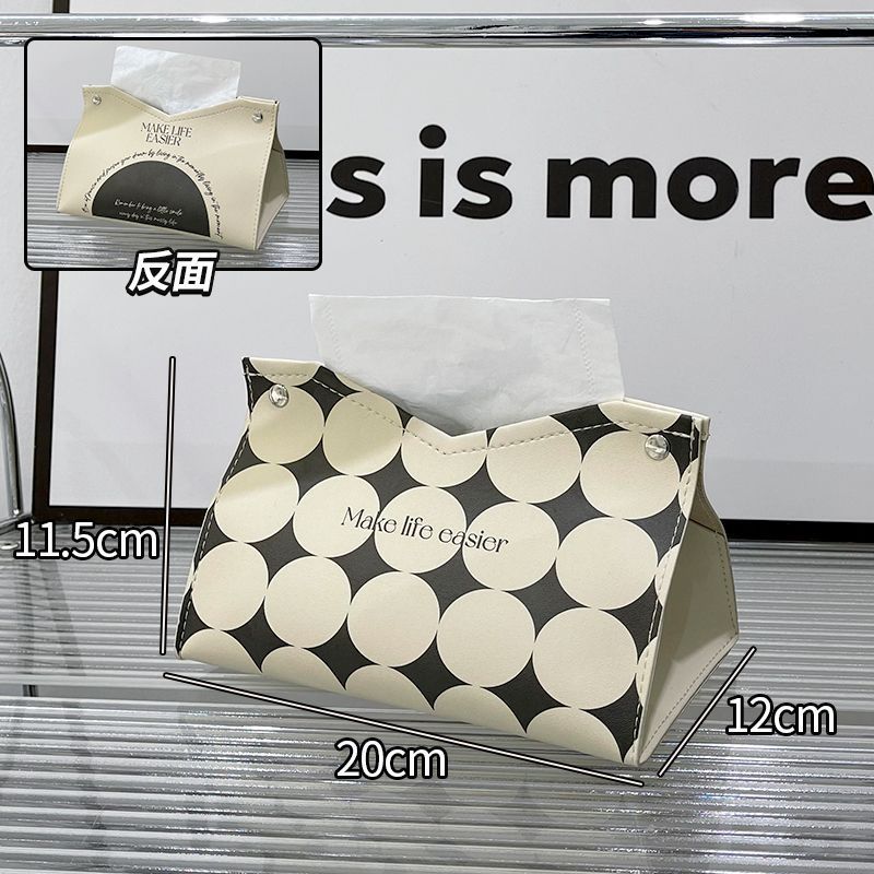 Original desktop tissue bag, office personalized light luxury tissue box, ins style, living room, bedroom, Internet celebrity, high-end home use Application Scenario