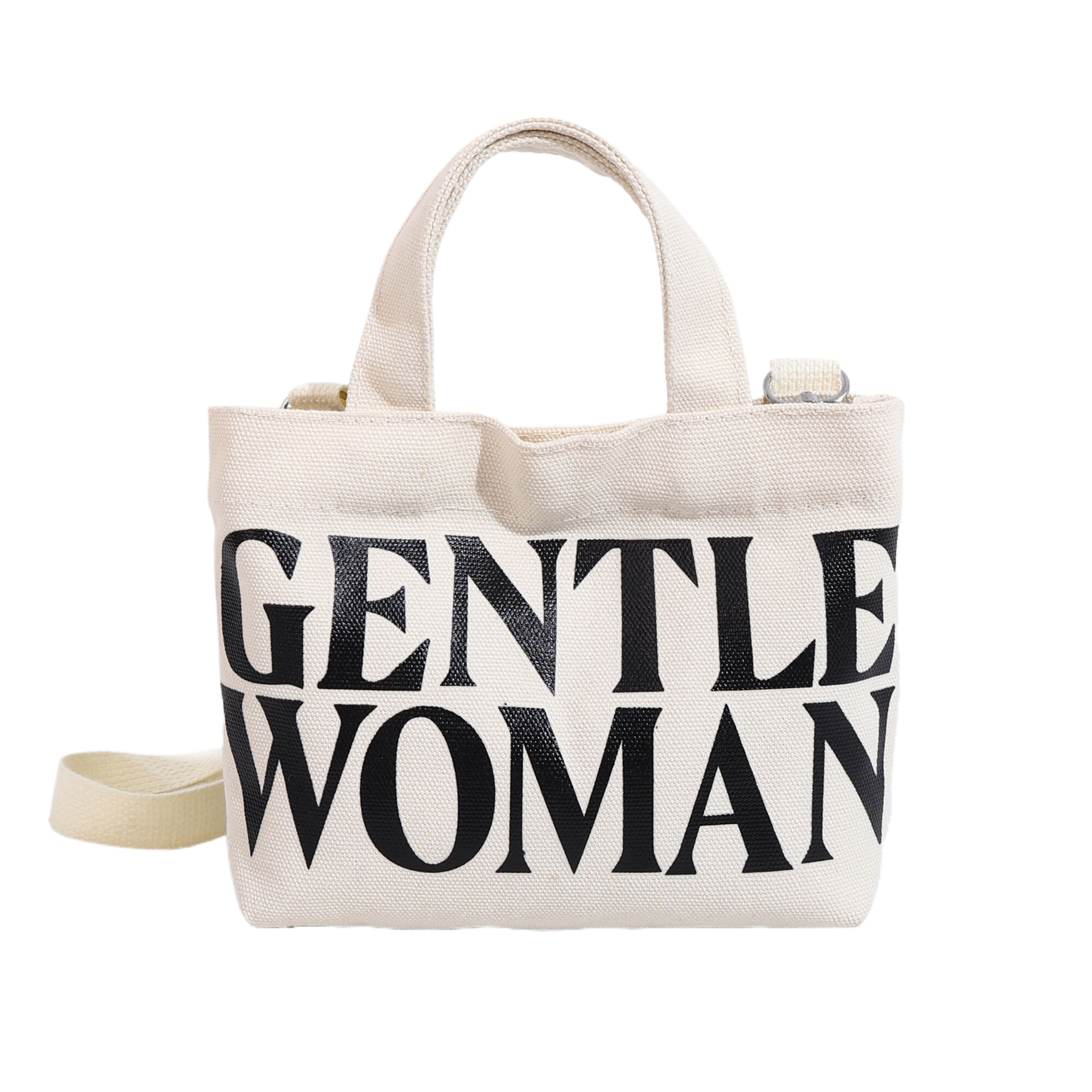 In 2024, the super popular canvas bags for women this year are classic letter-themed single-shoulder bags and trendy casual large-capacity crossbody bags Item Picture