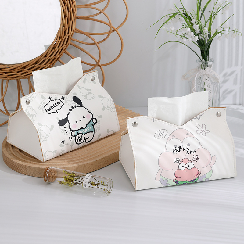 Cartoon living room multi-functional tissue box, cute tissue box, multi-functional creative tissue box for living room, office and home Specification drawing