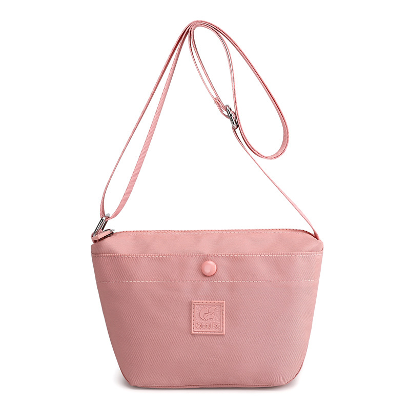 Colorful Fox's new fashionable and versatile women's single-shoulder bag, a simple crossbody backpack for work, and a waterproof nylon personalized bag Item Picture