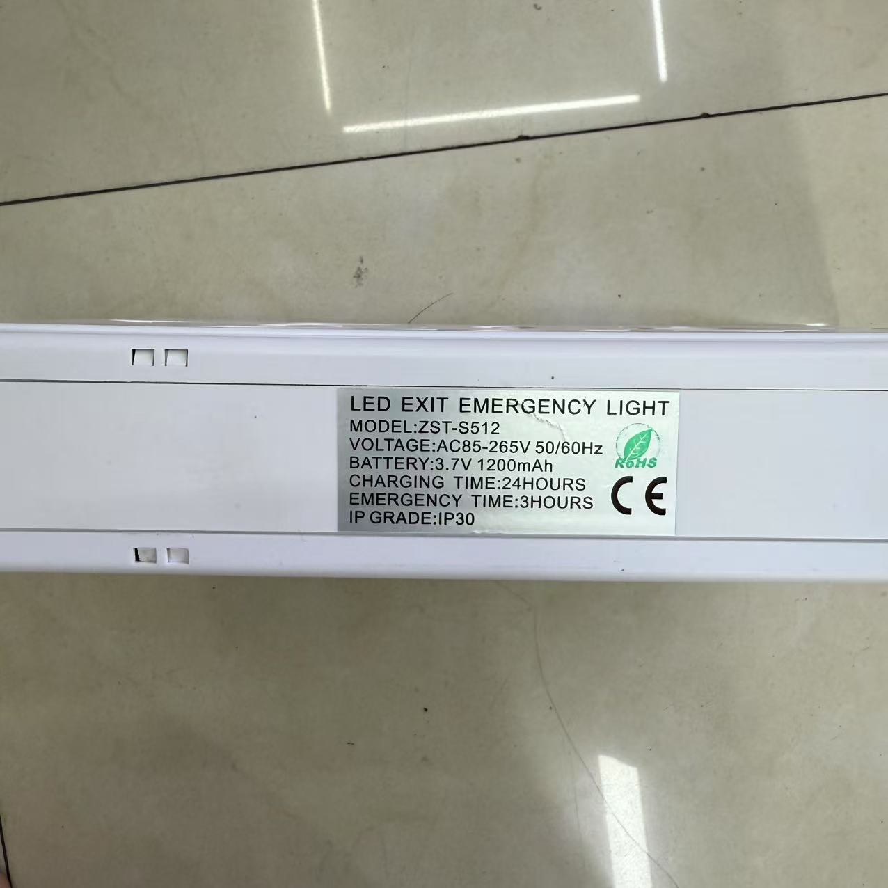 Cross-border LED fire emergency light, EXIT double-head light, corridor emergency lighting, safety exit indicator light Specification image