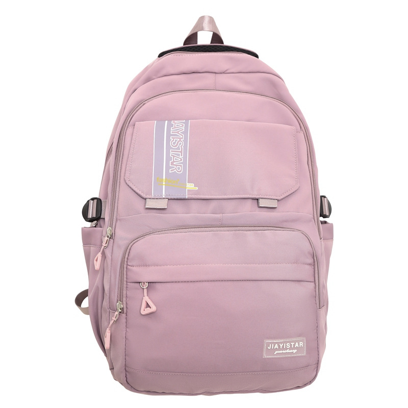 Large-capacity junior high school backpack, travel backpack, niche new style, ins, for high school and college students going on trips Item Picture