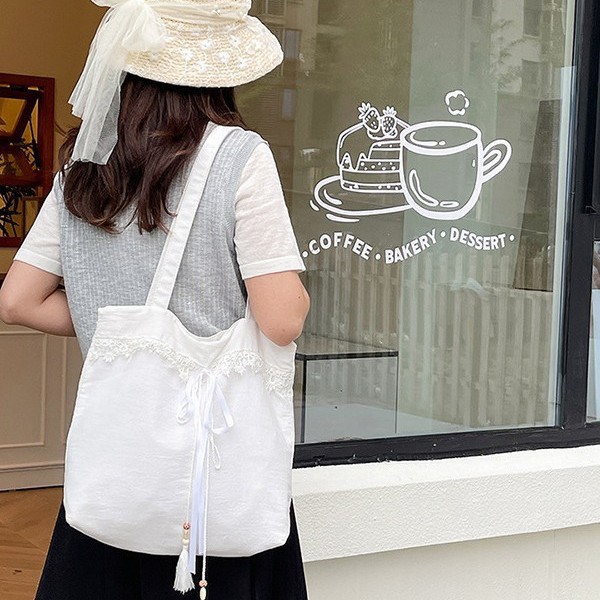 A niche cross-border versatile large-capacity commuting bag for women, a new casual and simple tote bag for college students in 2025 details Picture