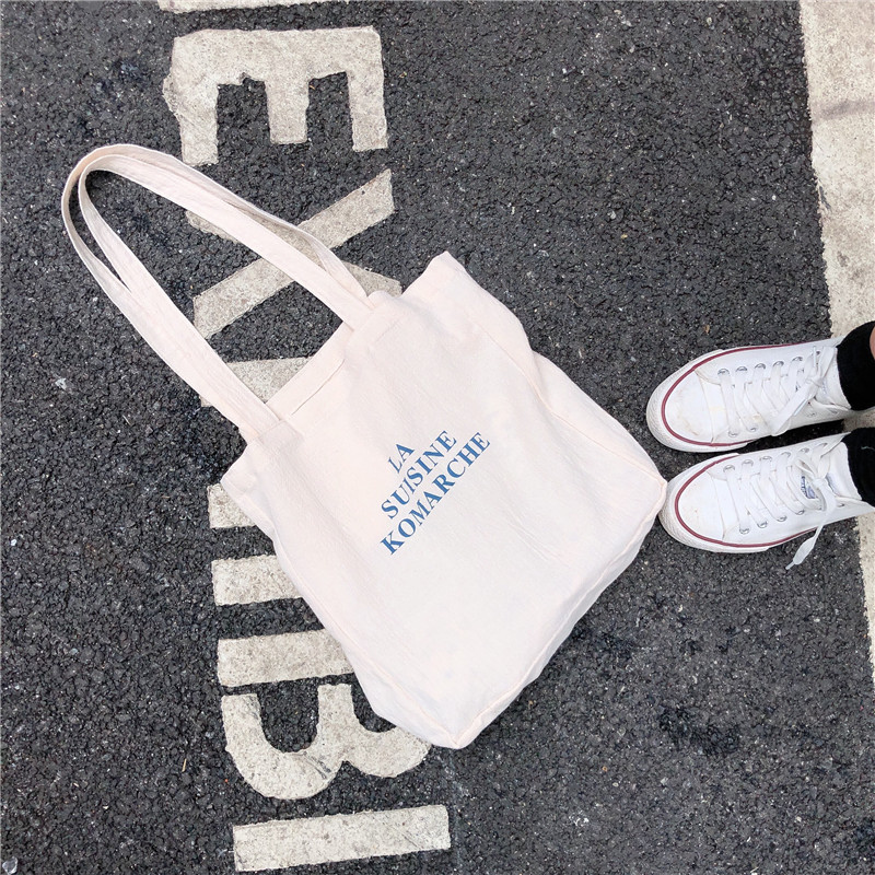 【 In Stock 】96152 Korean fresh and clean handbag, single-shoulder bag wholesale, student casual hand-held shopping bag for women Item Picture