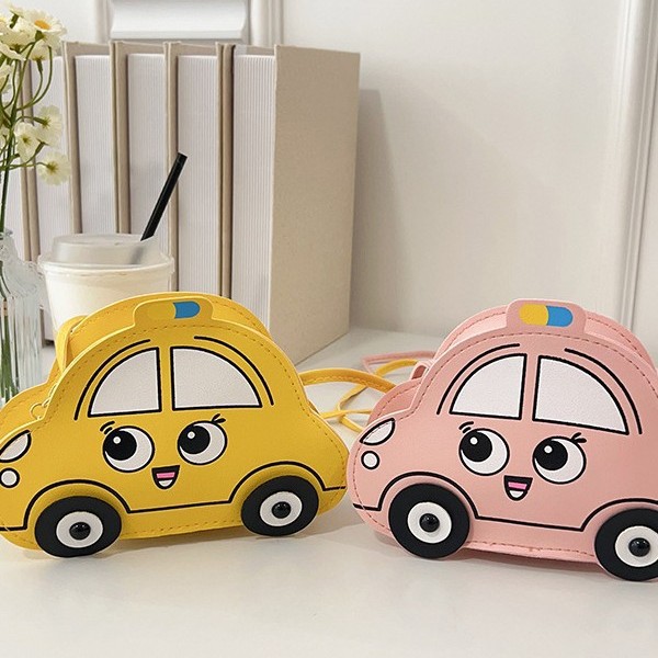 Children's crossbody bag for boys and girls 2022 New style Boys' car coin purse Fashion accessories Princess single-shoulder bag Specification drawing