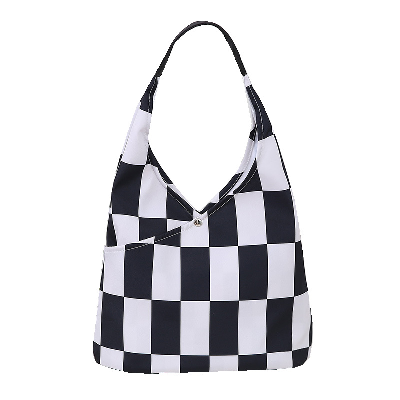 2024 New Summer high-capacity tote bags, printed ins canvas bags, women's single-shoulder bags, underarm bags Item Picture