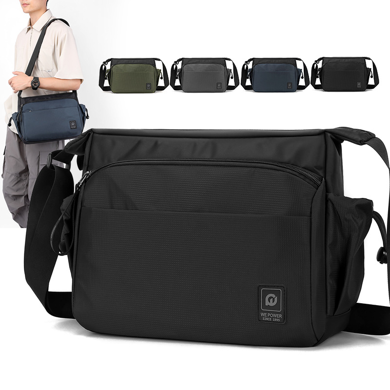 WEPOWER's new minimalist casual bag, large-capacity single-shoulder crossbody bag, business commuting bag, single-shoulder bag and men's bag full figure