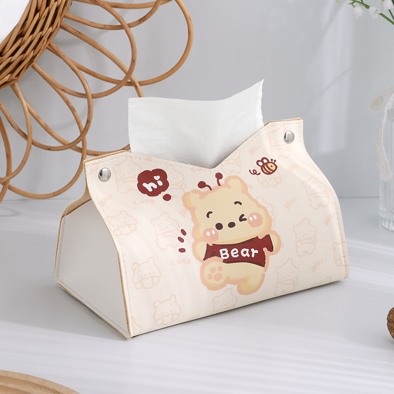 Cartoon living room multi-functional tissue box, cute tissue box, multi-functional creative tissue box for living room, office and home details Picture
