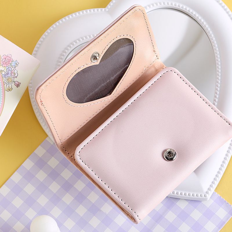 The "Girl Dream Spring Picnic Series" popular rabbit-bear student wallet, anti-demagnetization multi-slot magnetic buckle coin purse, mini details Picture