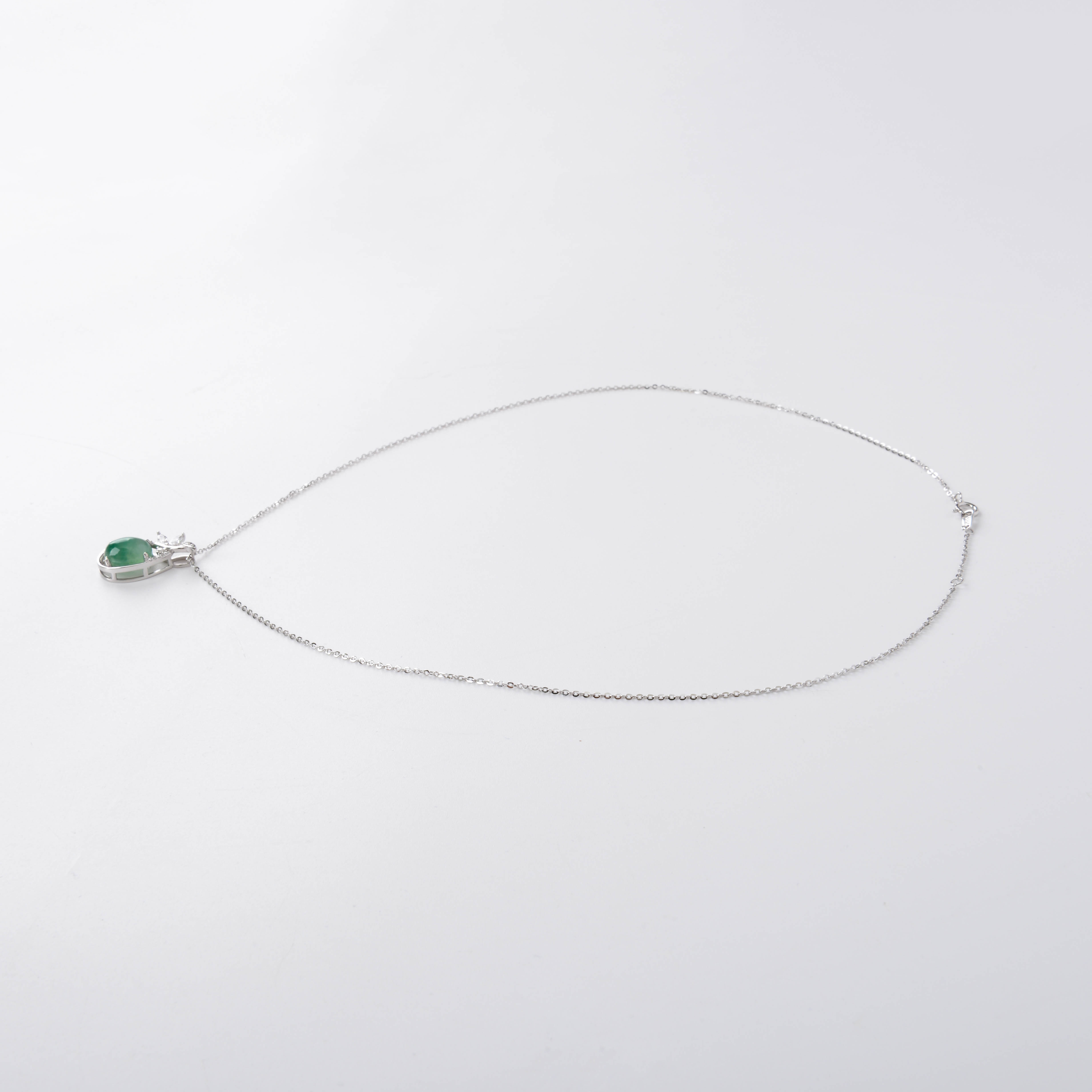 饰品/项链/汽车挂件串珠/四叶草/五金珍珠链产品图