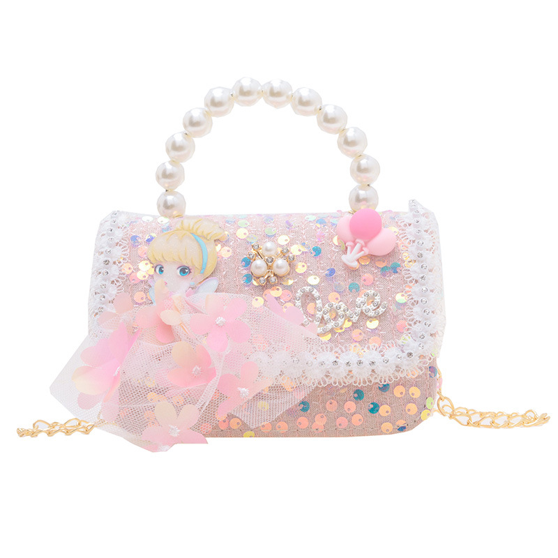 2024 New Princess Bag, girls' crossbody single-shoulder bag, mini coin purse, cute little bag, girls' gift toys full figure