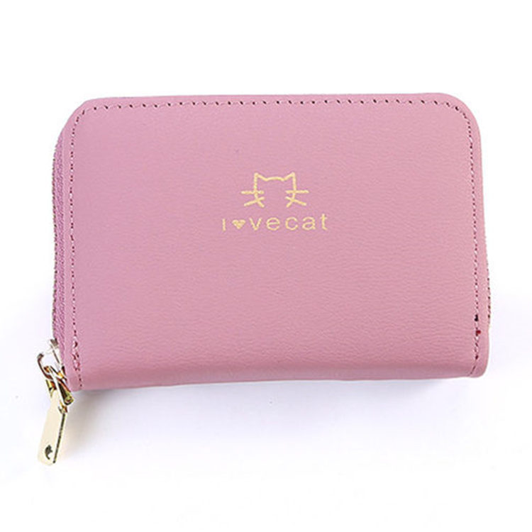 New simple and fashionable organ card case, women's zipper card case, men's and women's card case, driving license case, credit card wallet Item Picture