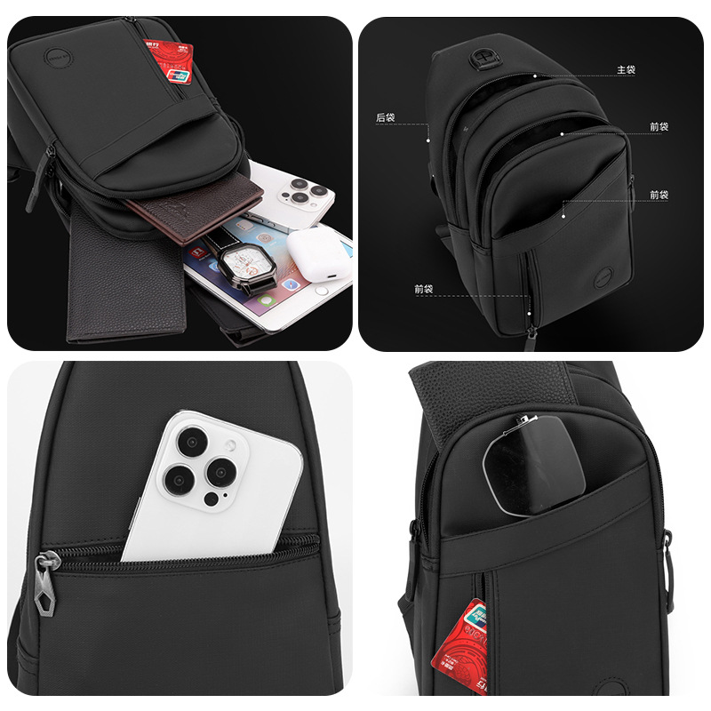 WEPOWER's new crossbody small shoulder bag, chest bag, men's chest bag, single-shoulder crossbody bag, casual backpack and men's bag Application Scenario