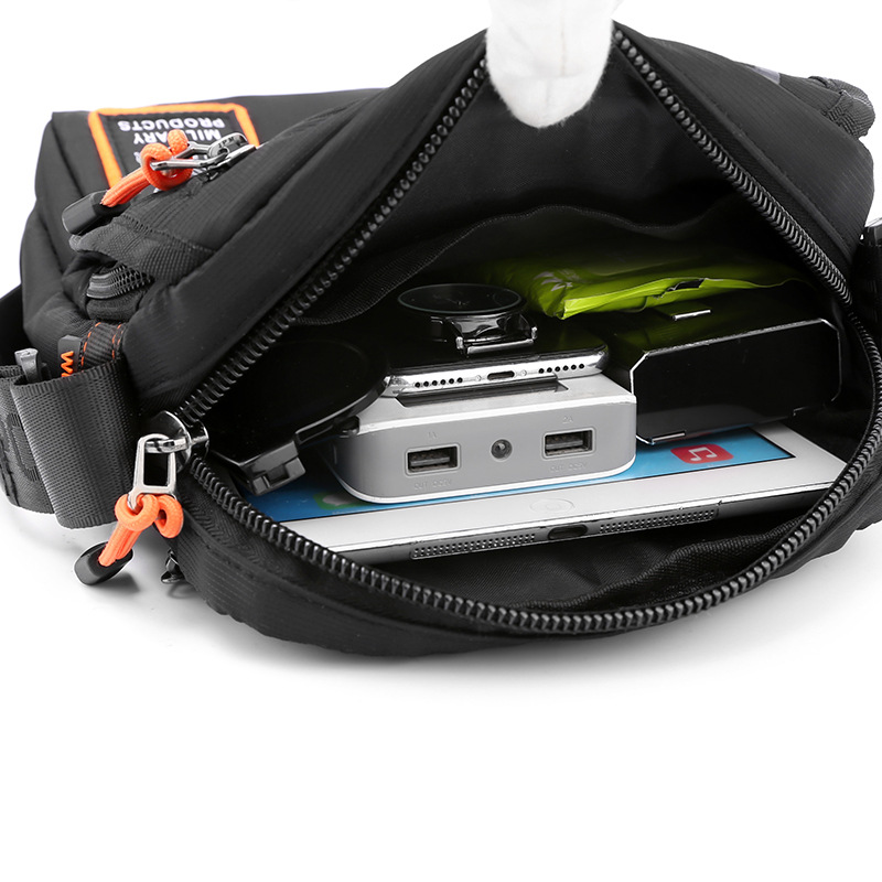 New cross-border men's crossbody bag, casual men's single-shoulder backpack, fashionable and trendy messenger bag, outdoor sports bag Application Scenario
