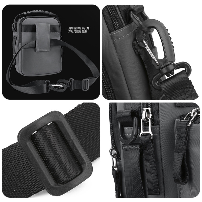 WEPOWER's new men's single-shoulder bag, waterproof outdoor multi-functional waist bag, fashionable, casual and versatile crossbody bag Application Scenario